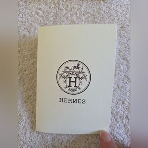 Hermès Logo Card Holder Folder with Envelope Luxury Packaging